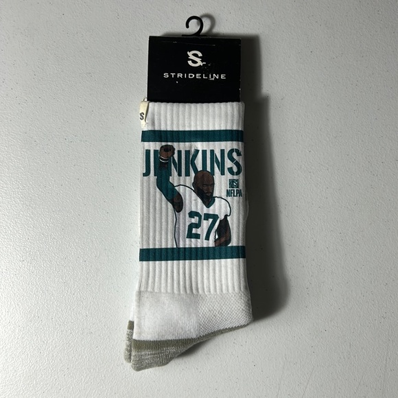 Malcolm Jenkins White N00220629ML Socks - Picture 5 of 8